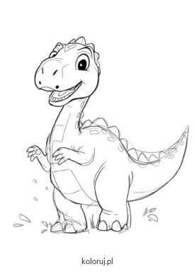 kolorowanka Tyranozaur