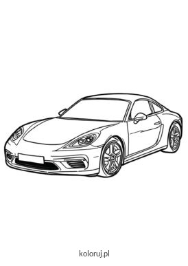 kolorowanka auto