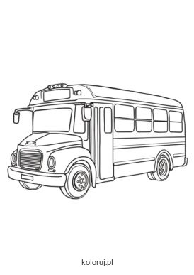 kolorowanka autobus