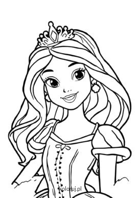 kolorowanka królewna