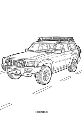 kolorowanka suv