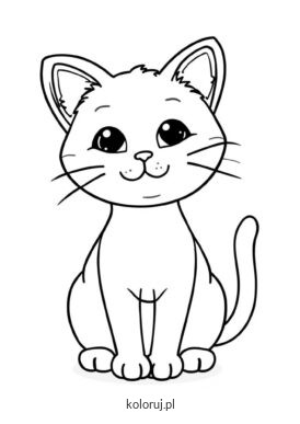 kolorowanka kot