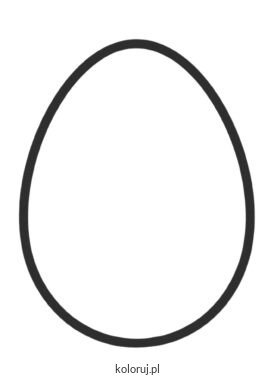 kolorowanka szablon pisanki