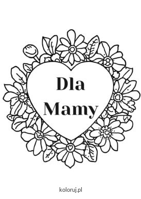kolorowanka Dla Mamy