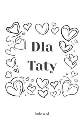 kolorowanka Dla Taty