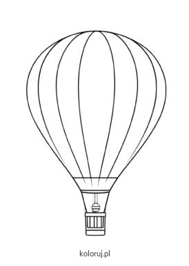 kolorowanka balon
