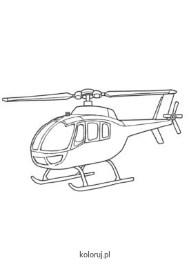 kolorowanka helikopter
